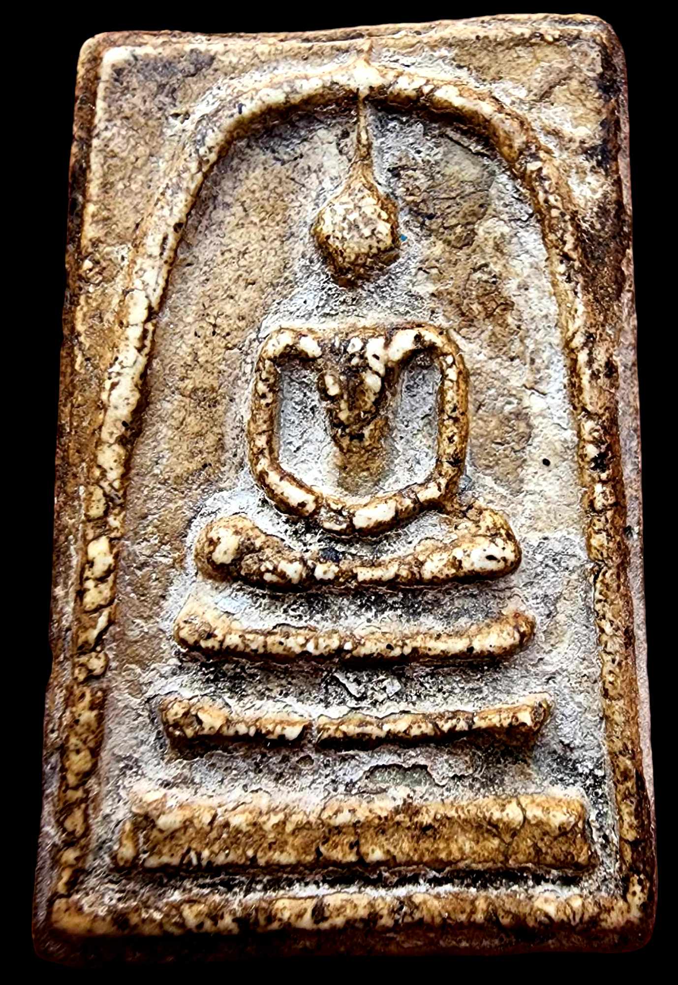 PHRA SOMDEJ WAT KETCHAIYO JEDCHAN KHANG-MON 2411 AJ TOE PROMARANGSRI THAI AMULET