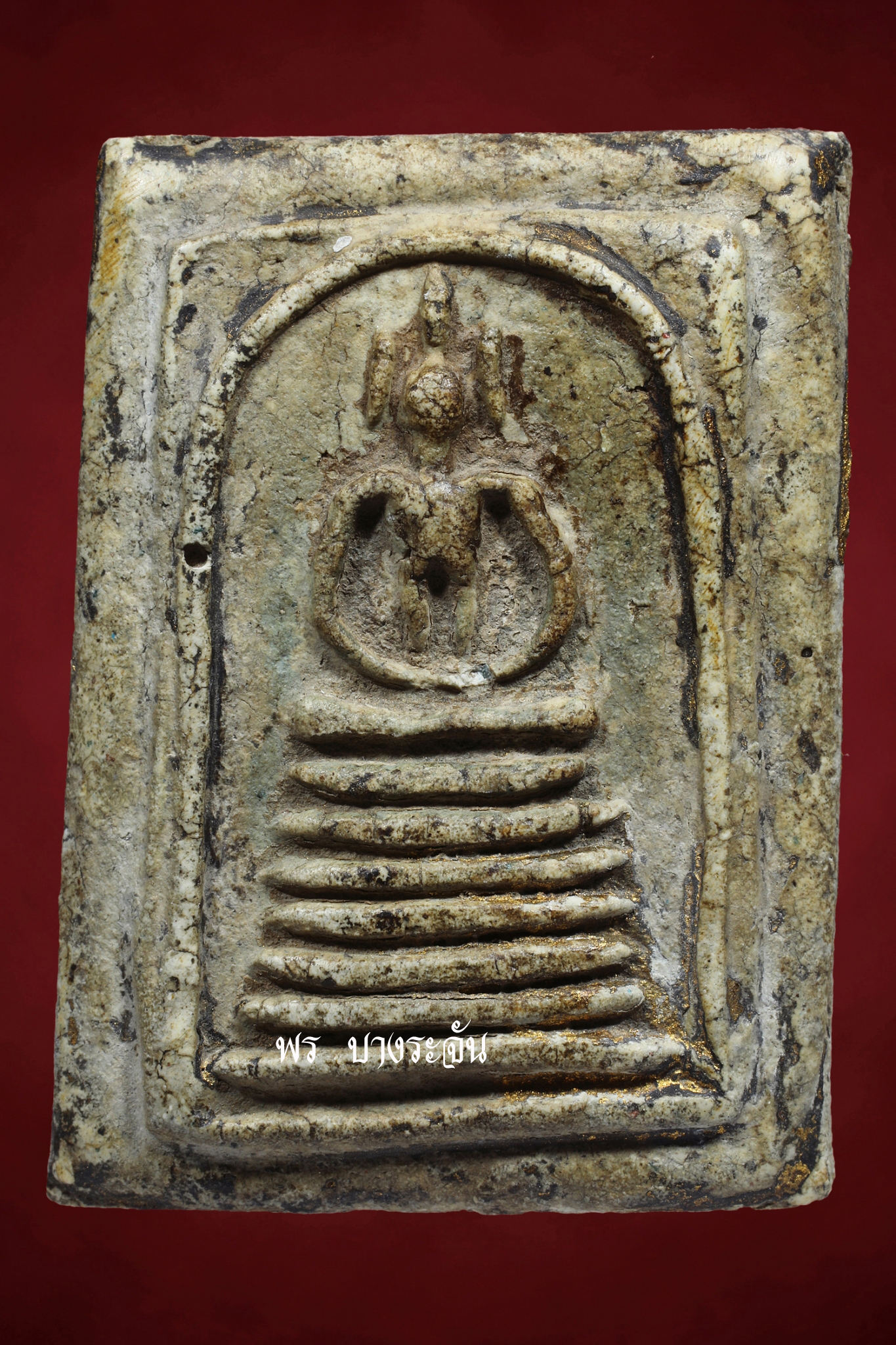 PHRA SOMDEJ WAT KETCHAIYO JEDCHAN KHANG-MON 2411 AJ TOE PROMARANGSRI THAI AMULET